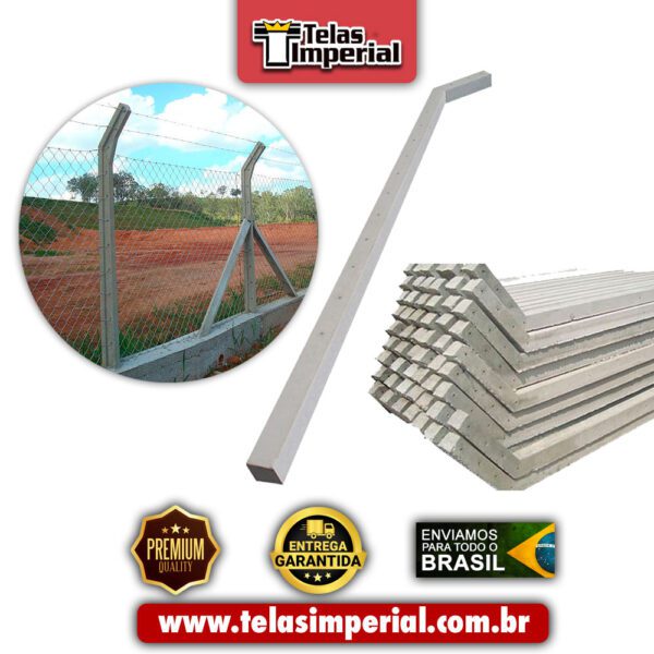 Mourão de Concreto Curvo  - Altura 3m