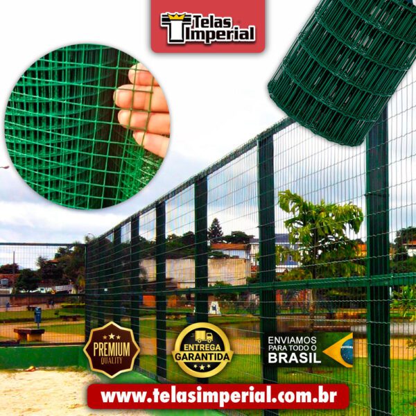 tela soldada verde