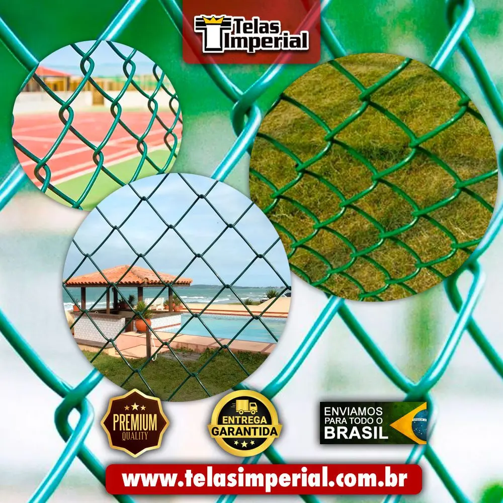 alambrado revestido com pvc