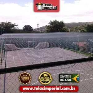 Rede de cobertura quadra/campos malha 15x15 fio 2mm