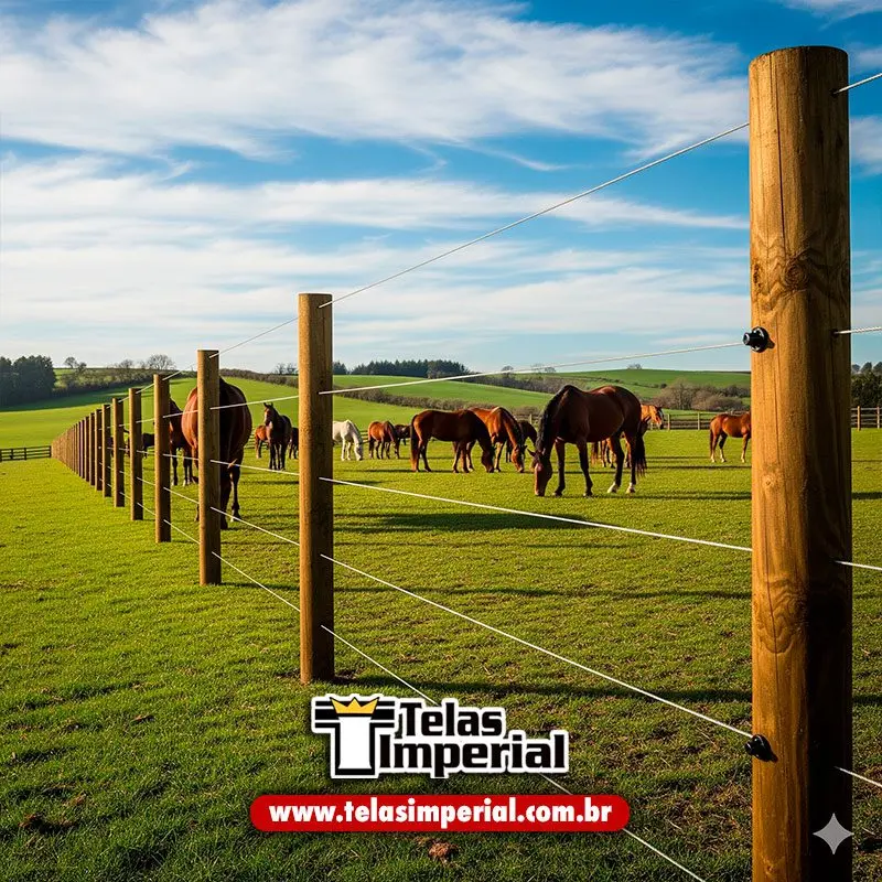 Arame Liso para Cercamento de Haras