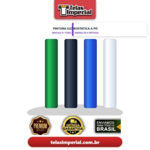 Pintura Eletrostatica Tubo 2"" (Barra 6mt)