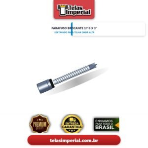 Parafuso Auto Brocante 3/16 x 3/4 (12x3/4)(Para Telhas)