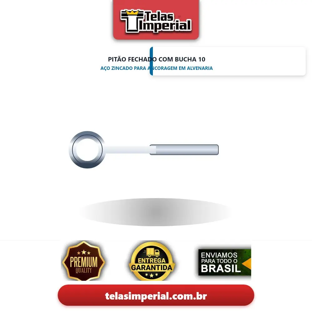 Pitão Fechado com Bucha 10
