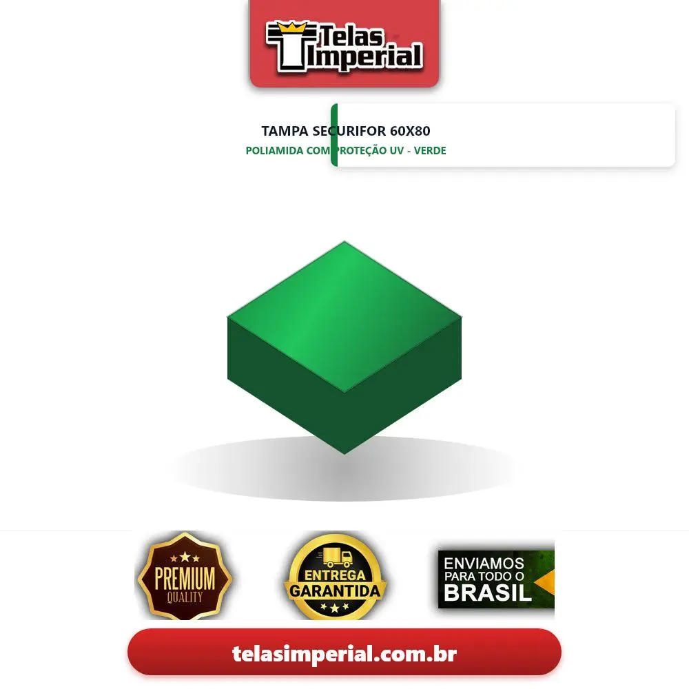 Tampa Verde Securifor Poliamida 60x80 - Belgo