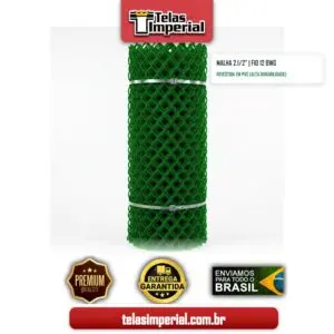 Tela Alambrado 2,5" FIO 12 PVC