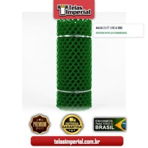 Tela Alambrado 2,5" Fio 14 PVC