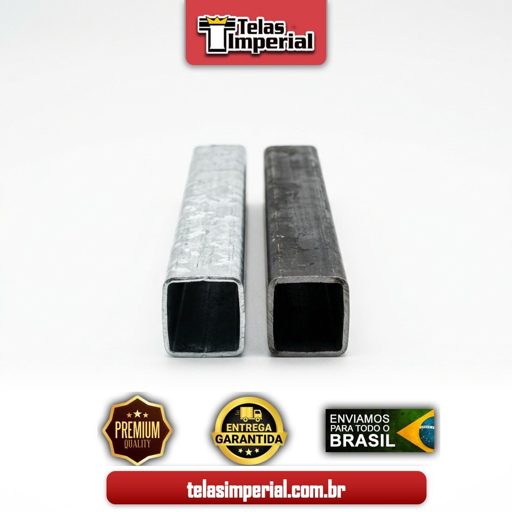 Metalon galvanizado e preto