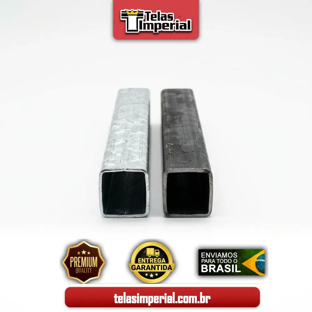 Metalon galvanizado e preto