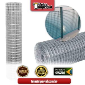 Tela Soldada Belgo Practica ø 2,00 mm 5 x 10cm 25m x 2,03m